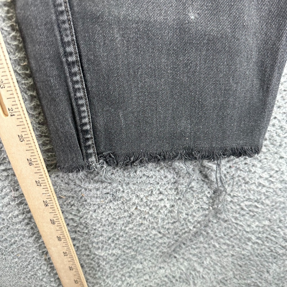 Vintage Levi's 550 Jeans Mens 37x27 Black Cotton Denim Straight Workwear Relaxed - Picture 10 of 12